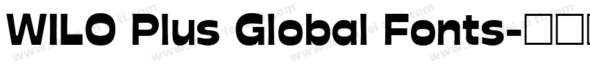 WILO Plus Global Fonts字体转换